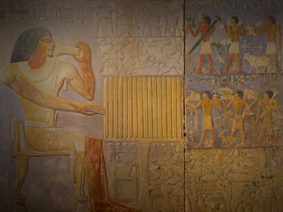 Decoración interior de la tumba de Ptahhotep
