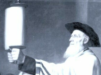 Édouard Moyse: «Presentación de la Torá (detalle), 1860 Museo de Arte e Historia del Judaísmo de París