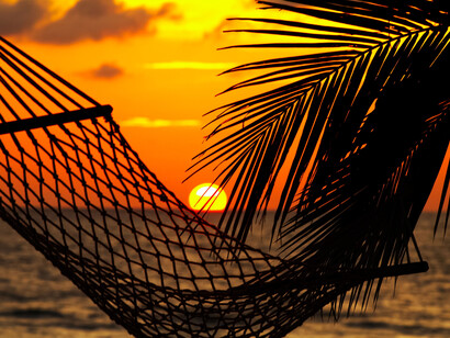 Puesta de sol junto al mar