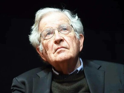 Noam Chomsky attempts to find the right words that best describe the circumstance