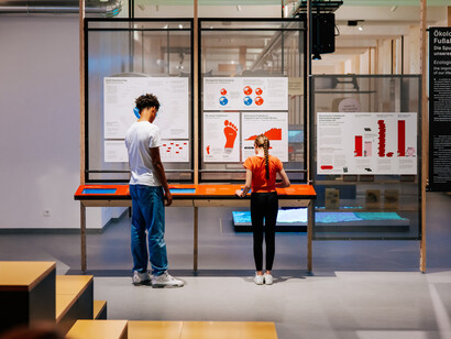 Klima. Wissen. Handeln! Ausstellungsansicht. Mit freundlicher genehmigung des Technischen Museums Wien