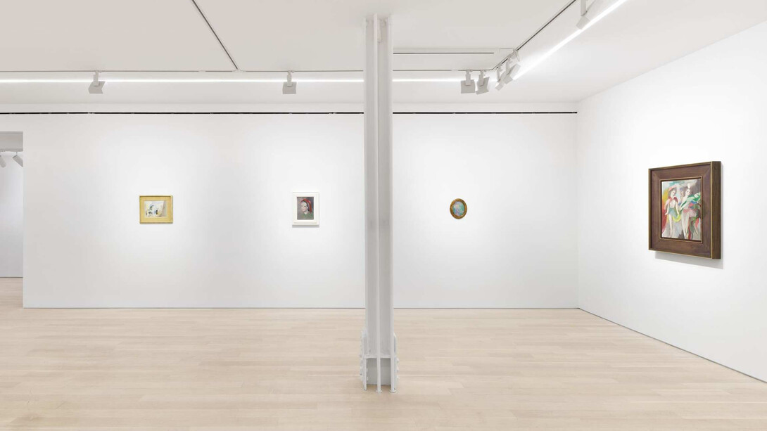 Marie Laurencin, Works from 1905 to 1952, exhibition view. Courtesy of Almine Rech