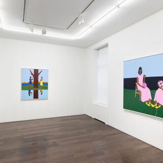 Dennis Osadebe, Forcing connections, exhibition view. Courtesy of Ceysson and Bénétière