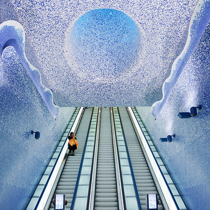 La stazione Toledo progettata dall'architetto spagnolo Óscar Tusquets