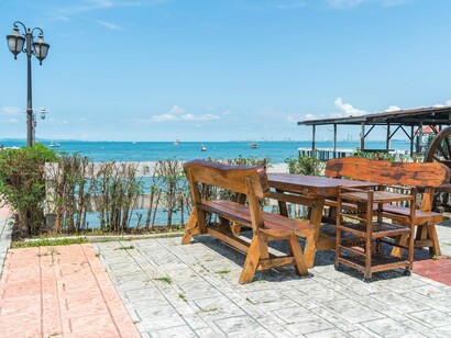 A scenic coastal setting with open vistas for the public, representing the role of activity support in CPTED