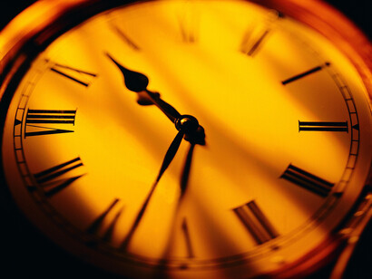 Las agujas de un reloj