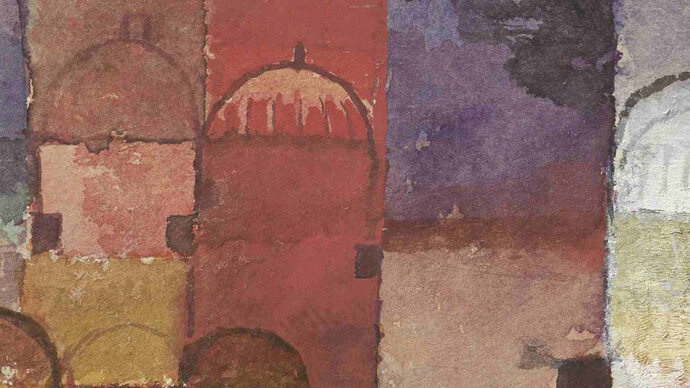 Klee in North Africa. Courtesy of Museum Berggruen
