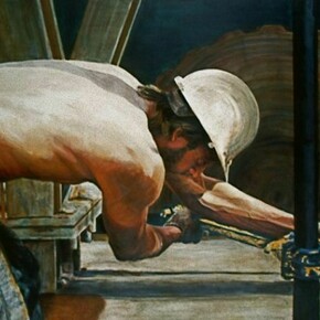 Men at Work #8, ca. 1980's