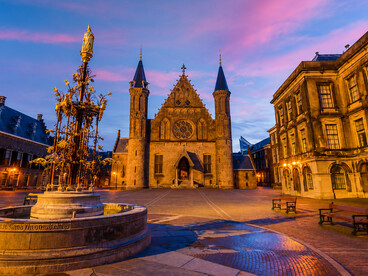 The Ridderzaal (Hall of Knights) is a historic Gothic hall dating to the 13th century and located within The Hague's Binnenhof complex. For centuries, it has served as a symbol of Dutch political tradition and remains the setting for the annual Prinsjesdag address by the monarch