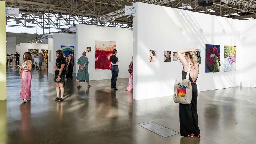 CAN Art Fair, edición de 2024, vista de exhibición. Cortesía de la CAN Art Fair