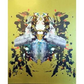 Melissa Dickenson, Incidental Contact, acrylic and polyethylene films, 72 x 60 inches