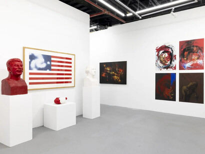 Vitaly Komar, Three day weekend: tomorrow is not guaranteed, exhibition view. Courtesy of Ethan Cohen Gallery