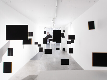 Romina De Novellis, Via Laurentina Km 0, exhibition view. Courtesy of Alberta Pane Gallery