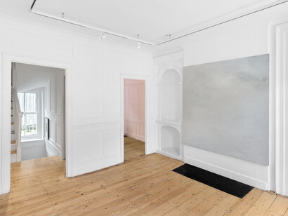 Odilon Redon and Kate Spencer Stewart, Nuit, exhibition view. Courtesy of Emalin Gallery