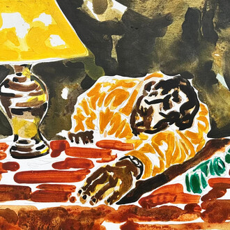 Salomon Moneyang, Ben, 2025. Courtesy of Rele Gallery