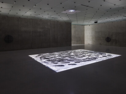 Torkwase Dyson, ausstellungsansicht. Mit freundlicher genehmigung des Kunsthaus Bregenz