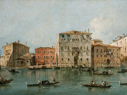 Francesco Guardi, Palazzo Barbarigo Loredan sul Canal Grande