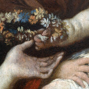 Pietro da Cortona, Madonna con Bambino e Santa Martina, particolare