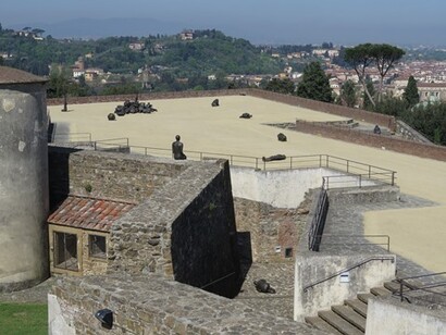 Antony Gormley,
Human,
Forte di Belvedere, Florence, Italy, 
Photograph by Antony Gormley, 
Courtesy Galleria Continua and White Cube
© the Artist
