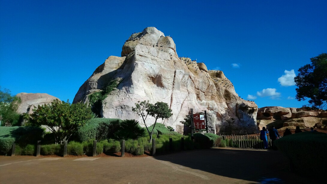 Atlas Mountain, a simulation of the Middle Atlas ecosystem in the Rabat Zoo