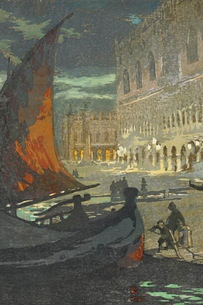 The Ducal Palace (detail), Venice (1911), Charles H Mackie © National Museums Liverpool