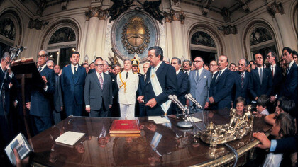 In 1983, Alfonsín took office after the darkest dictatorship in Argentine history