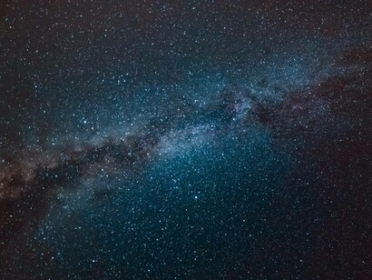The stars that decorate the desert of Wadi Rum, Jordan