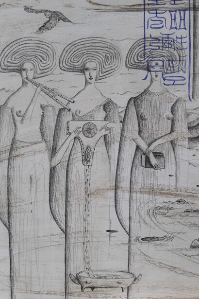 Octavia Monaco, Selenografia, Luna calante, dettaglio