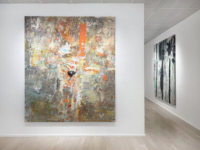 Leif Ritchey, Sky studio, exhibition view. Courtesy of David Klein Gallery