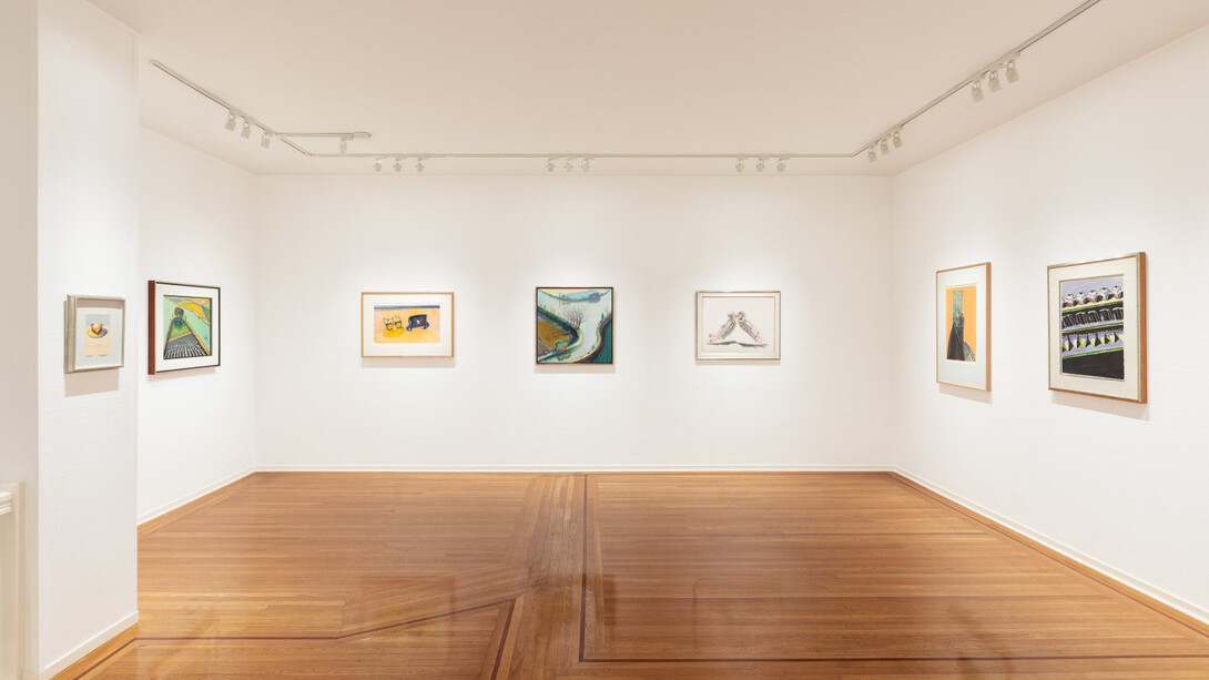 Wayne Thiebaud, Selected paintings and works on paper, exhibition view. Courtesy of Paul Thiebaud Gallery