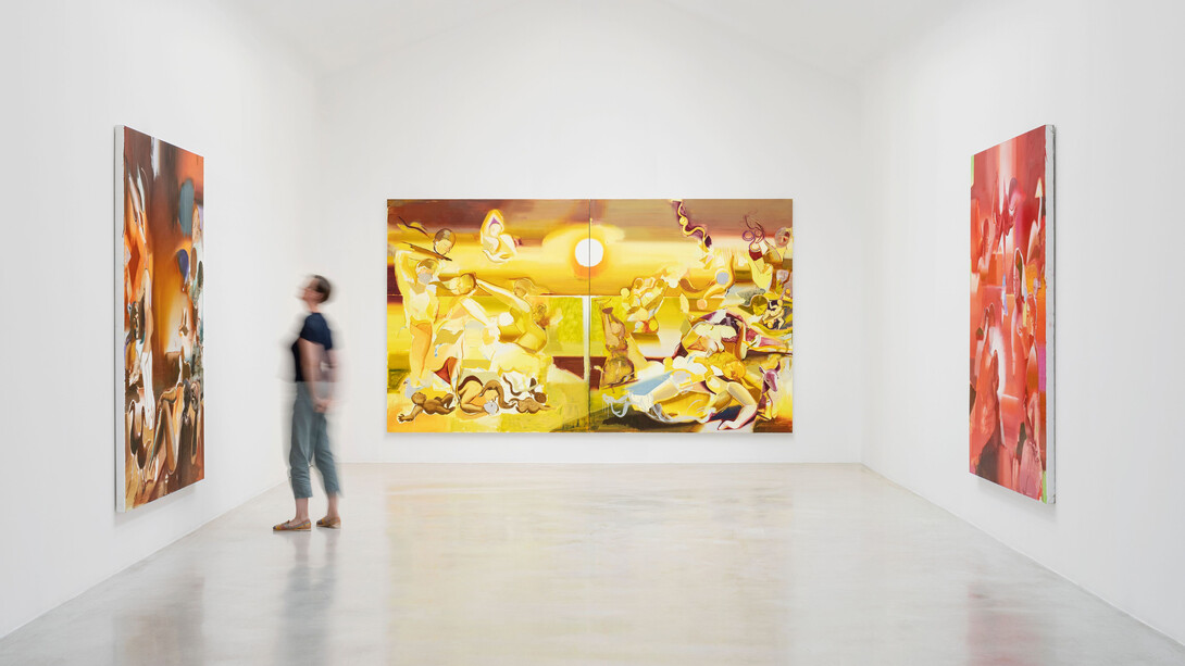 Katherina Olschbaur, Sweet expulsion, vue d'exposition. Avec l'aimable autorisation de la Galerie Perrotin