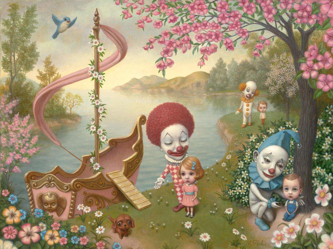 The Isle of Joy 46 x 60 cm - 18 x 24 in
Oil on canvas 2015

