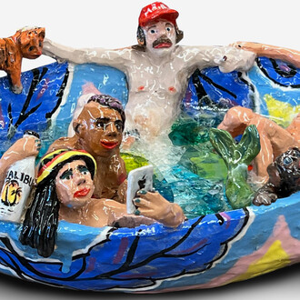 Dasha Bazanova, Social club tub 1, 2023. Courtesy of Space 776 Gallery