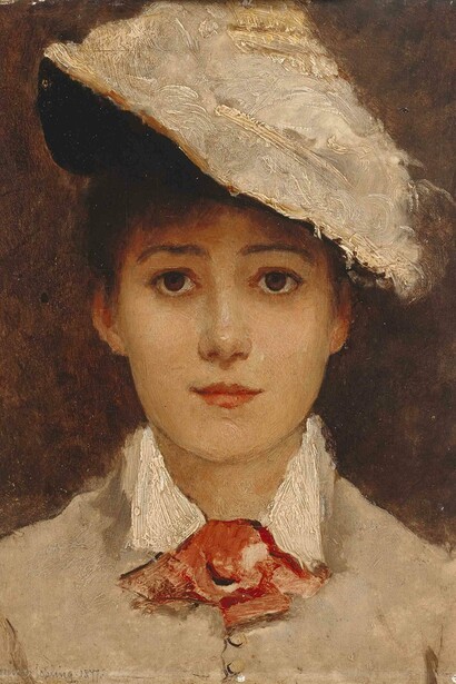 Self-Portrait  1877, Louise Jopling 1843-1933 © Manchester City Galleries
