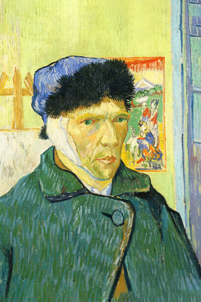 Van Gogh, Autoritratto con orecchio bendato