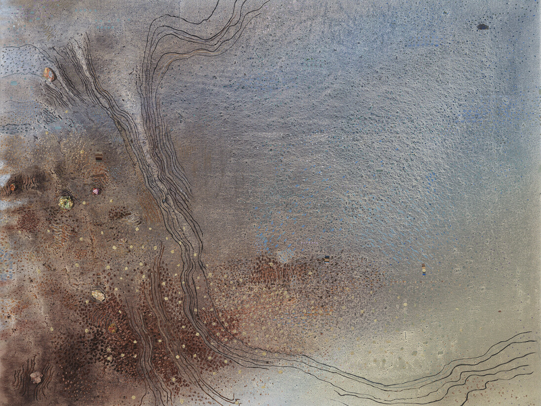 Anne Neely, Lost, 2014, Oil on linen, 56 x 72 in.