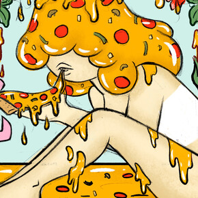 Nothing Cheezy. Courtesy of Think Tank Gallery