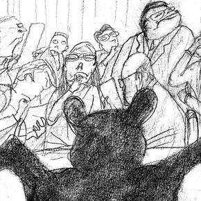 Deb Lucke, The year of the rat. Courtesy of Ethan Cohen Gallery 