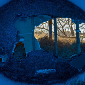 John Divola, Gafb b16576 (12_16_2020), 2019–2024. Courtesy of Yancey Richardson 