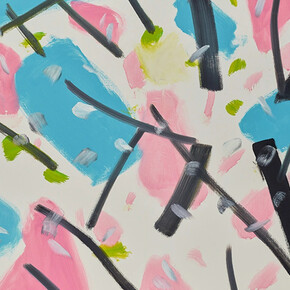 Alex Katz, Spring 9, 2023. Courtesy of Timothy Taylor Gallery