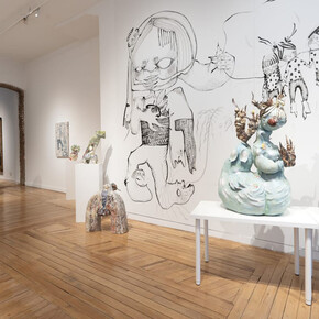 Sami Tsang, Our family portrait, exhibition view. Courtesy of Claire Oliver Gallery