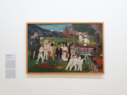 Paulo Pedro Leal, Banlieue tragique, vue de l'exposition. Avec l'aimable autorisation de la Pinacoteca
