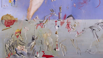 Salvador Dalí; Los esfuerzos estériles: Cenicitas, c. 1928 (detalle inferior)
