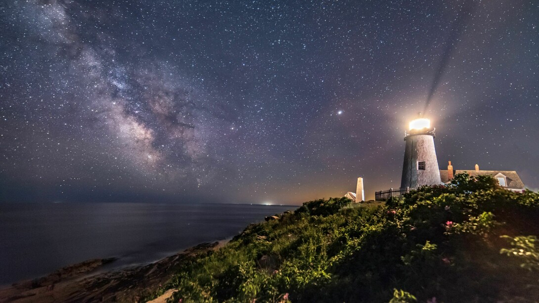Like a lighthouse, an enduring light reaches across dark waters; the principles of liberty, opportunity, and unity continue to illuminate the American journey