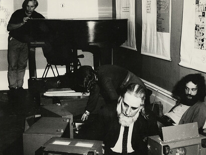 Bob Cobbing. Photograph by Jennifer Pike c.1983-1988 