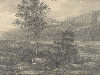 Sir John Frederick William Herschel, Bonneville near Geneva on the road to Chamonix, August 13, 1821, Jacques Alexandre Ferrier, Wellhorn and Wetterhorn, left of the Rosenlaui Glacier, 1865. Courtesy of J. Paul Getty Museum 