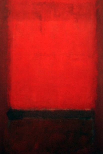 Mark Rothko, Rojo claro sobre rojo oscuro