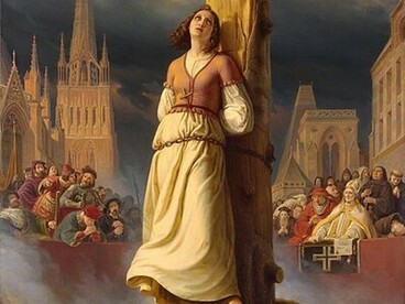Hermann Stilke Joan of Arc at the stake (1843)