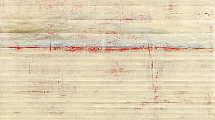 Palimpsest LVII 2001, 24x24, silverpoint acrylic on paper on wood