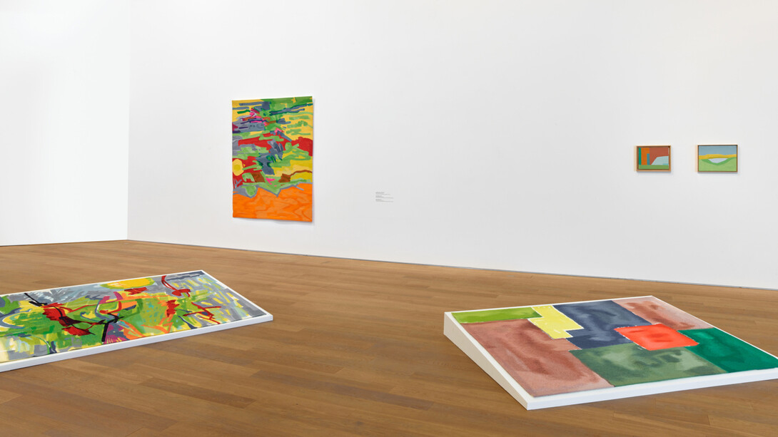 Etel Adnan et les modernes. Courtesy of Mudam Luxembourg